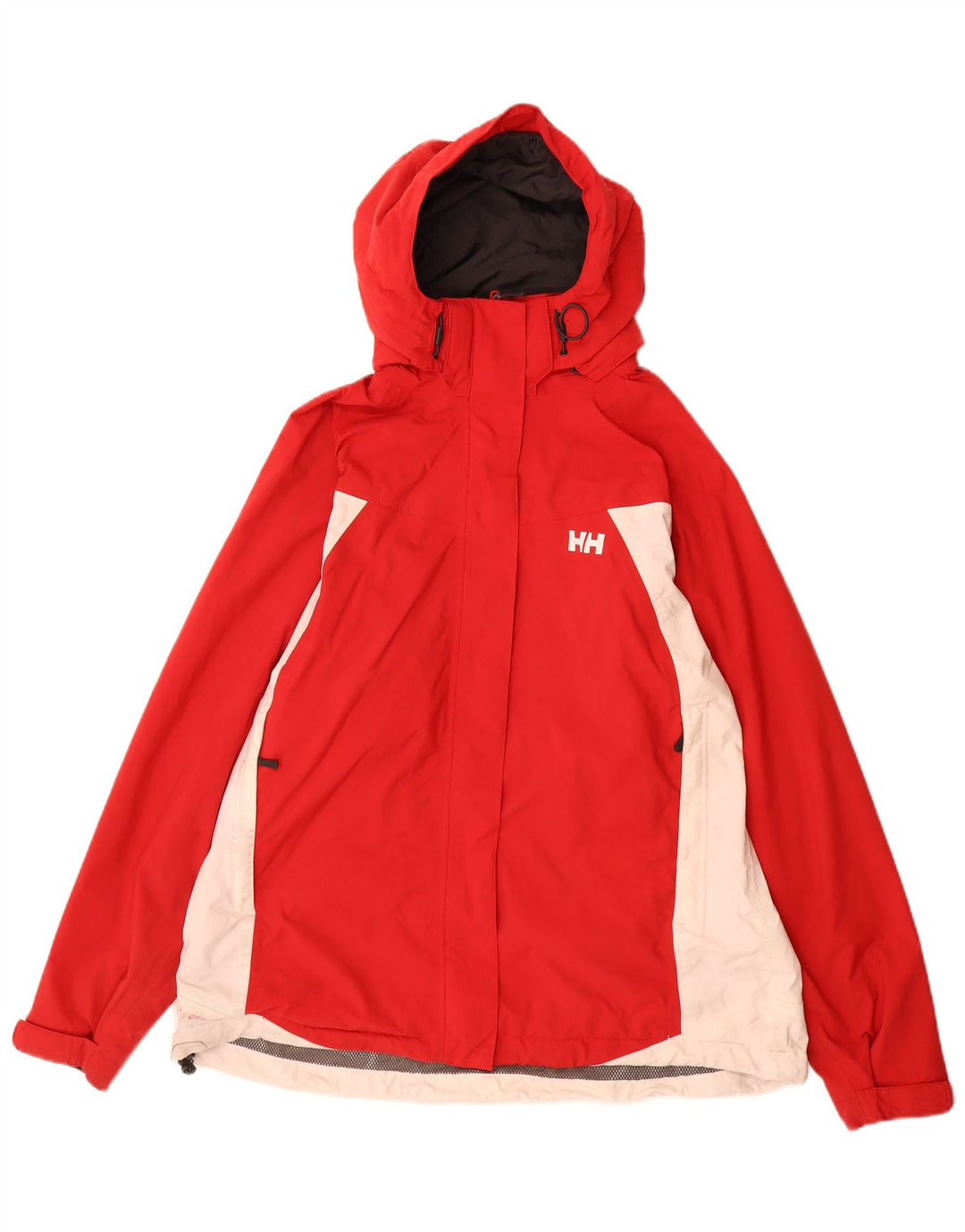 HELLY HANSEN Damska kurtka przeciwdeszczowa z kapturem UK 18 XL, poliester w kolorze czerwonym