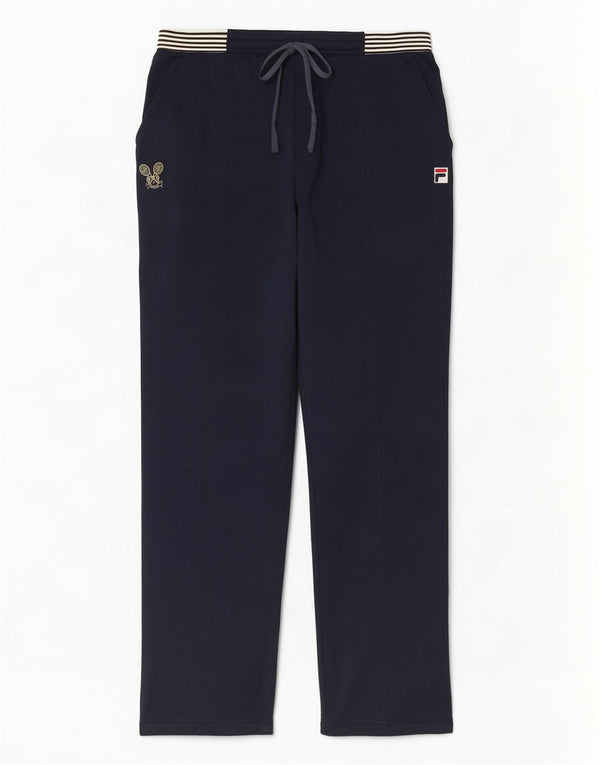 Damskie spodnie dresowe Fila UK 18 XL granatowe, poliestrowe