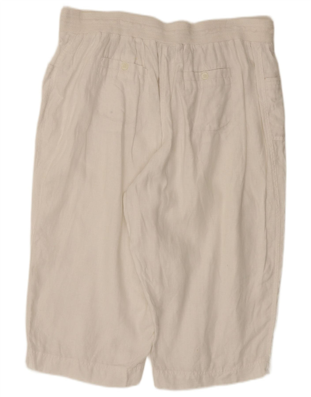 Marks & Spencer Damskie Bermudy z autografem UK 18 XL W36 Białe