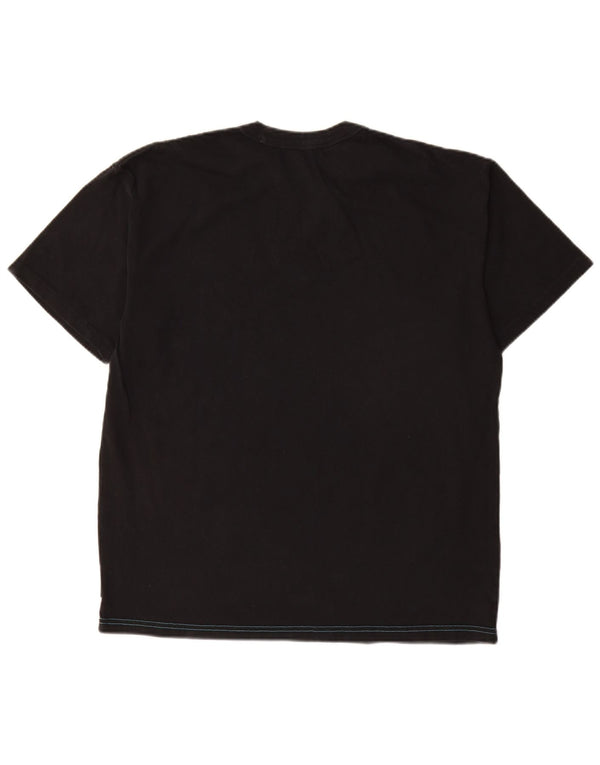 T-shirt męski Nike, średni czarny, bawełniany