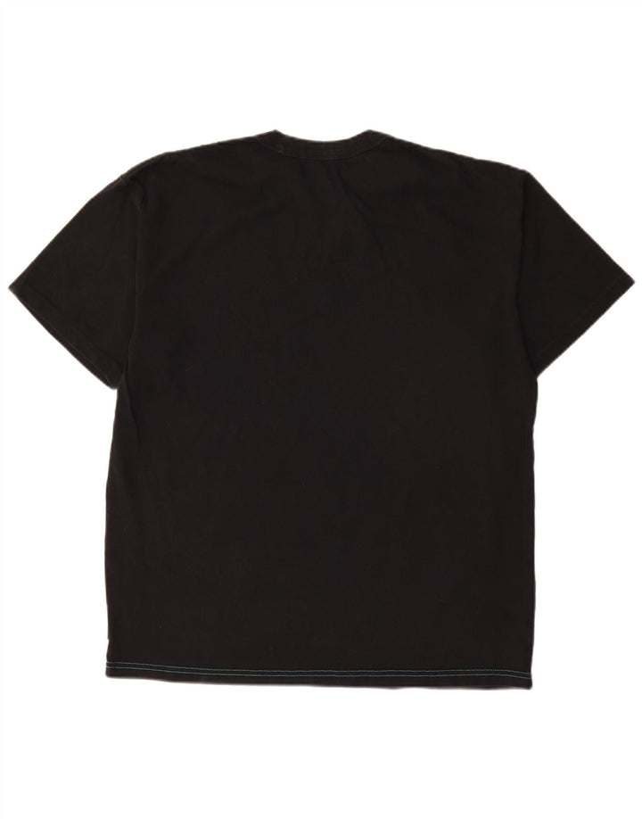T-shirt męski Nike, średni czarny, bawełniany