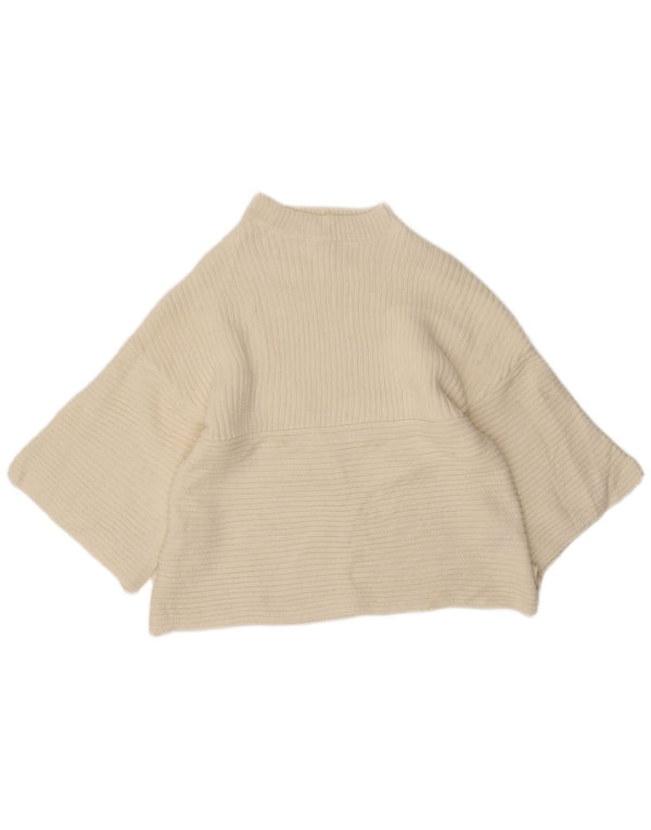 Damski sweter z golfem i golfem 3/4 firmy Cooper UK 8 Small White