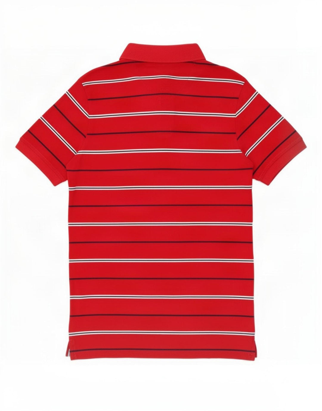 Męska koszulka polo Tommy Hilfiger w średnie czerwone paski