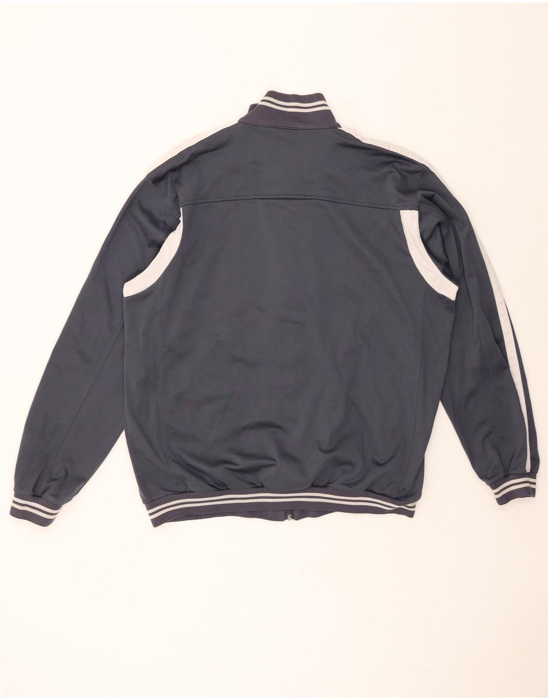 Męska kurtka dresowa CHAMPION z grafiką, duża, szara, z blokami kolorów