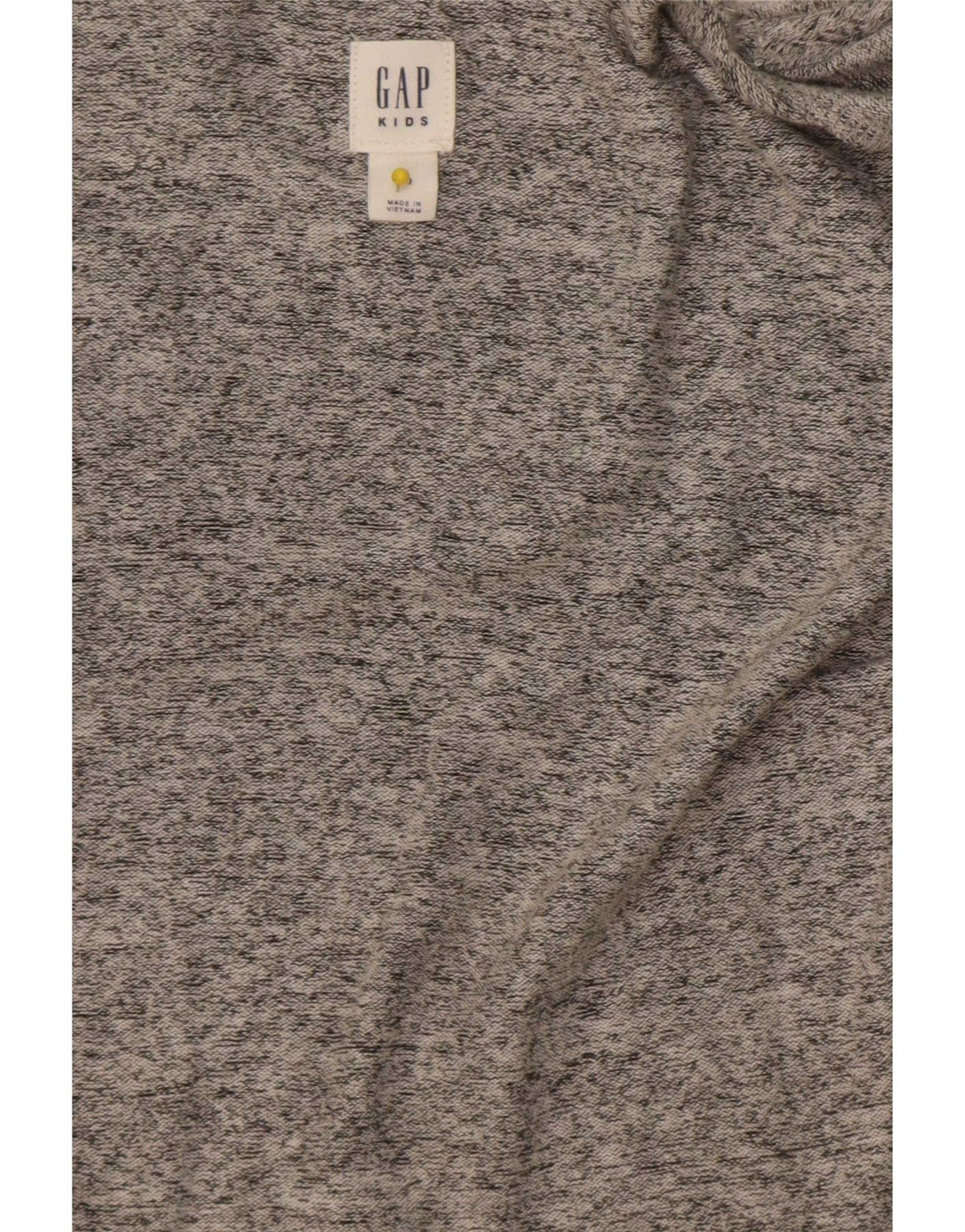 Sweter dziewczęcy Gap Open Cardigan 8-9 lat, średnio szary, sztuczny jedwab