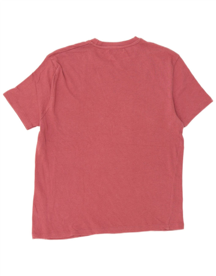 T-shirt męski Zara, duży, różowy