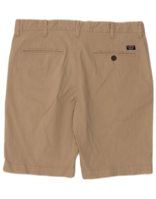 Męskie spodenki Chino Superdry W34, duże, beżowe, bawełniane