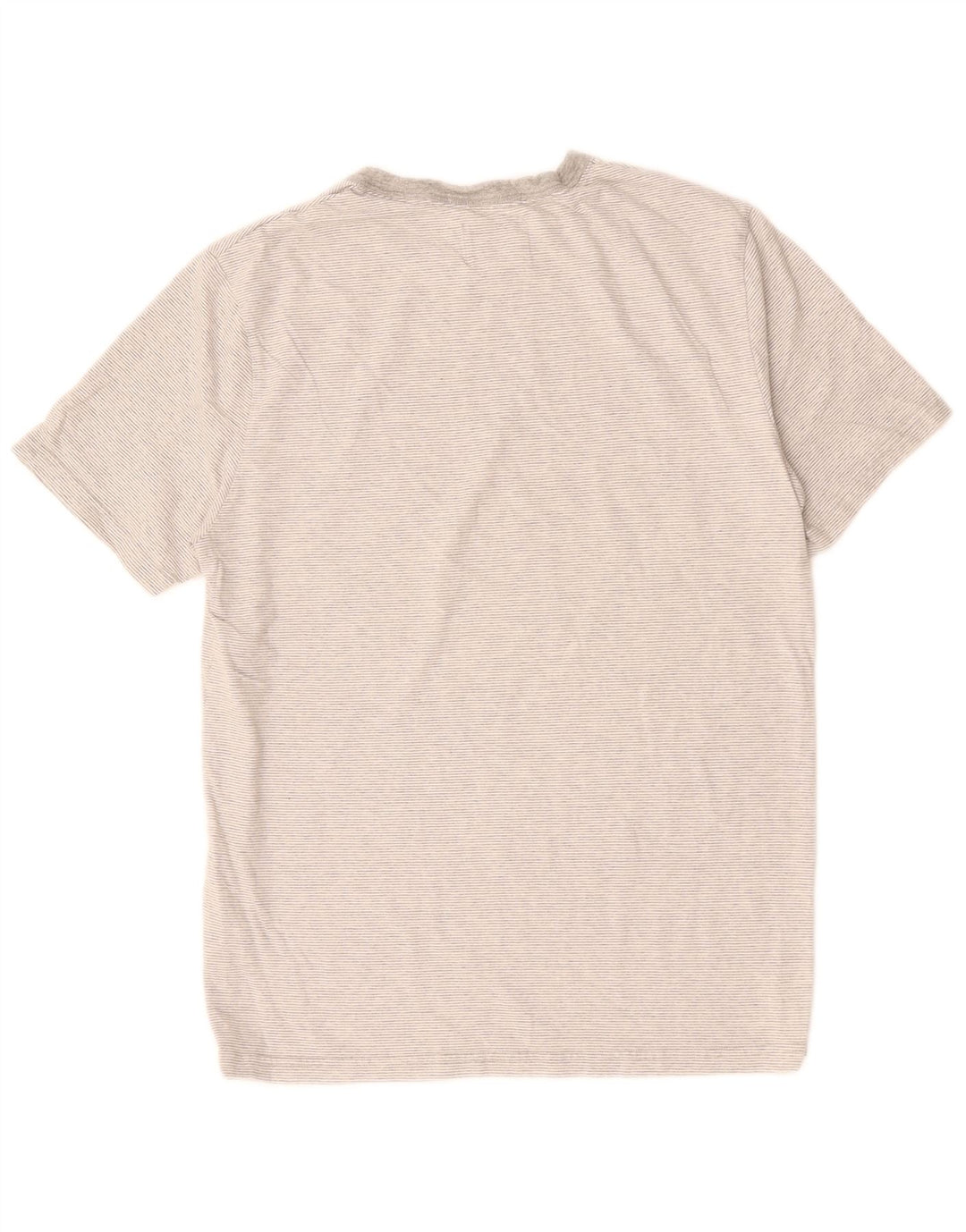 T-shirt męski WHITE STUFF Średni szary, bawełniany w prążki