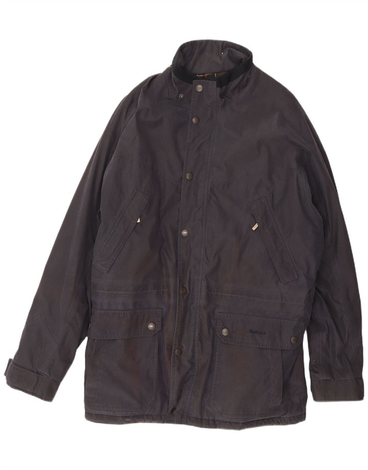 Kurtka męska Barbour z woskowanej bawełny UK 42 XL granatowa