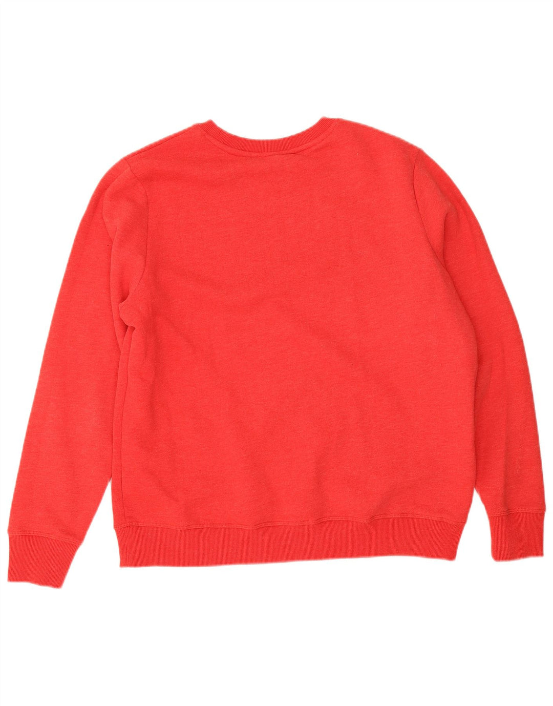 Damski sweter oversize Superdry UK 14, duży, czerwony, bawełniany