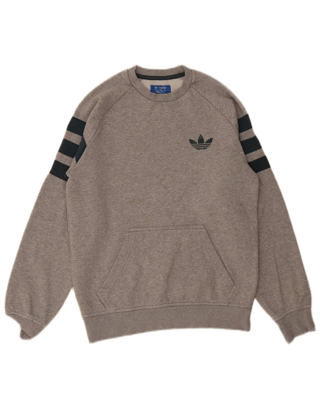 Bluza męska Adidas 3D Arc, mała, szara, bawełniana Fair Isle