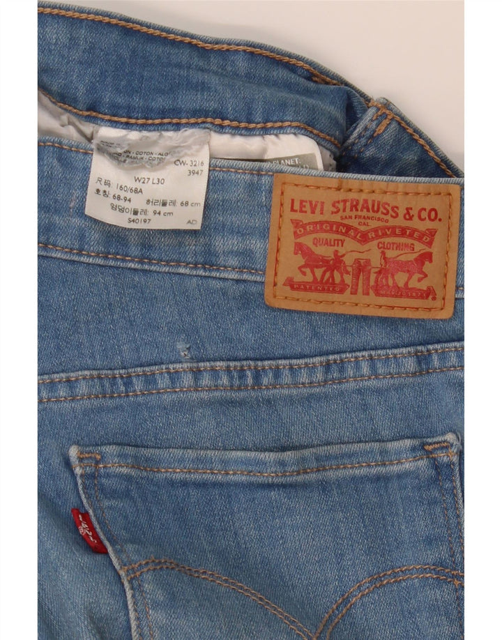 Damskie jeansy Levi's 711 Skinny W27 L30 Niebieskie