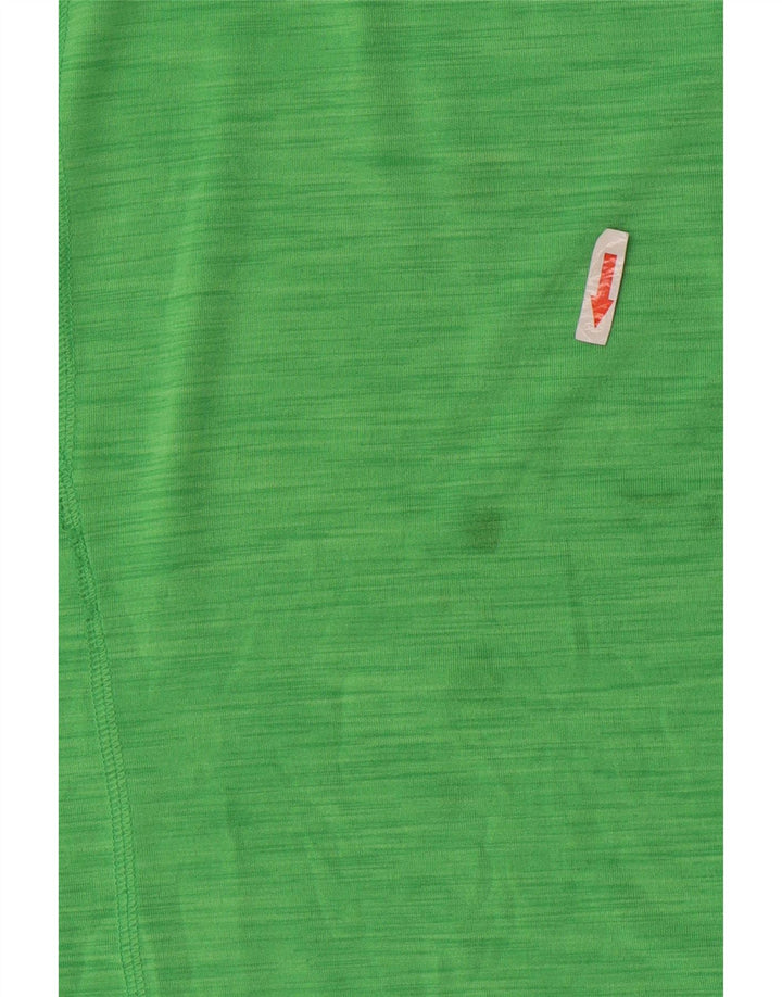 T-shirt damski Reebok Top UK 12, średni zielony, nakrapiany poliester