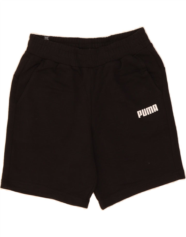 PUMA Mens Sport Shorts Medium  Black Cotton Vintage Puma and Second-Hand Puma from Messina Hembry 