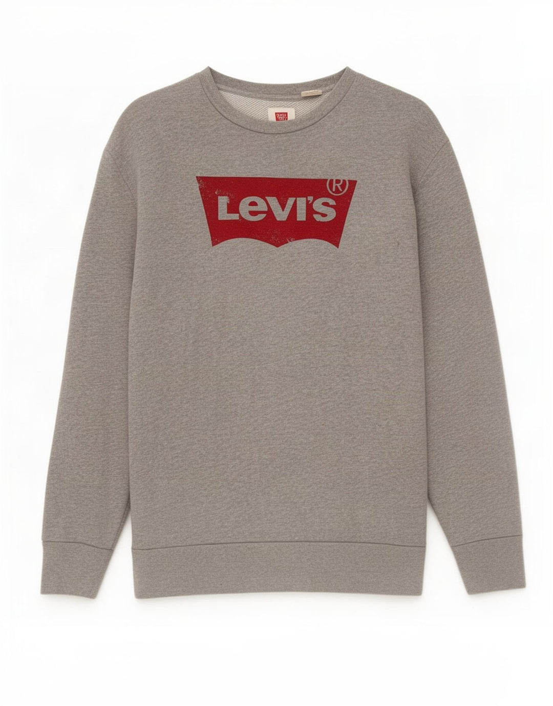 Męska bluza Levi's z grafiką, średnioszara, bawełniana