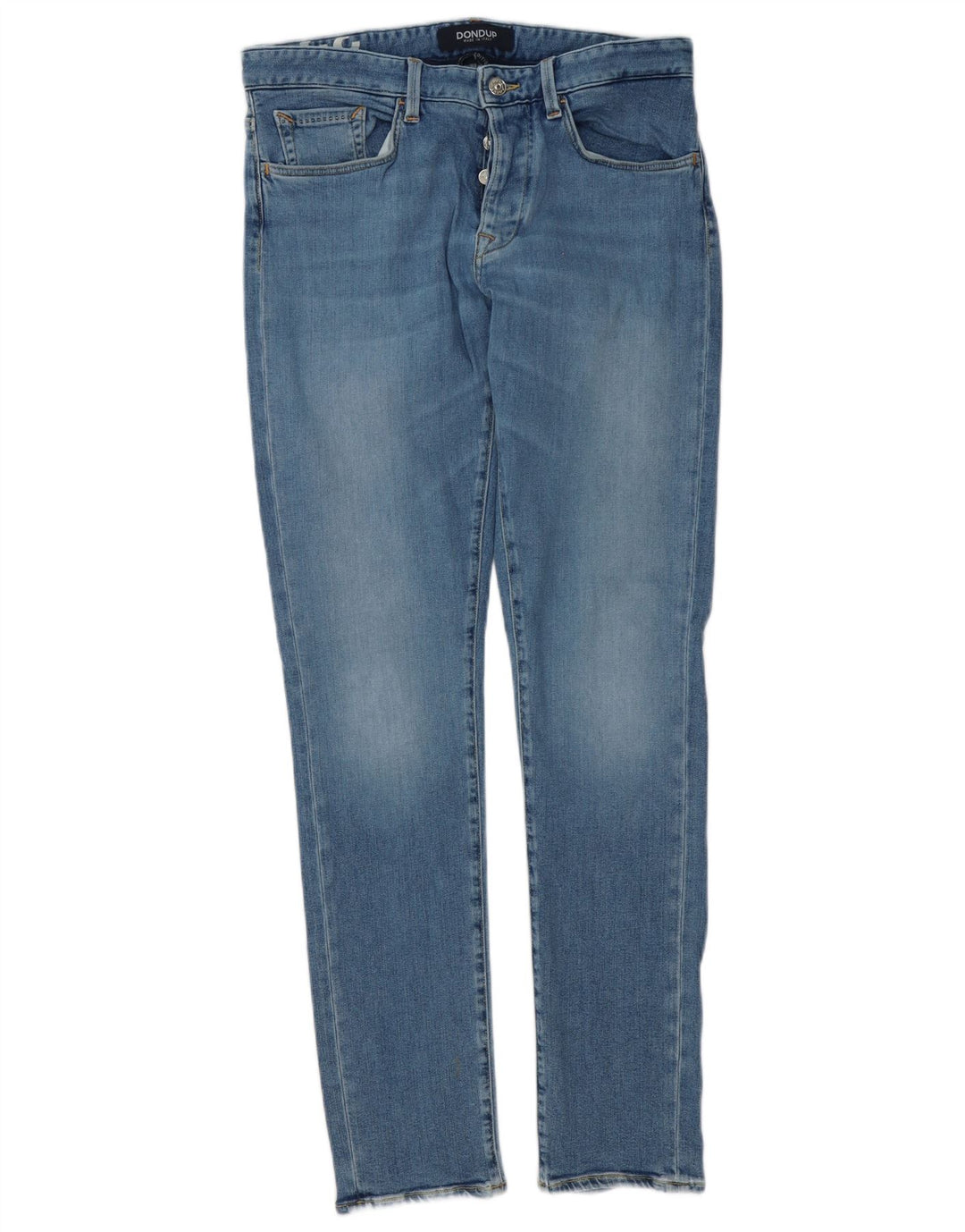 Dondup Męskie jeansy slim W32 L32 Niebieskie bawełniane