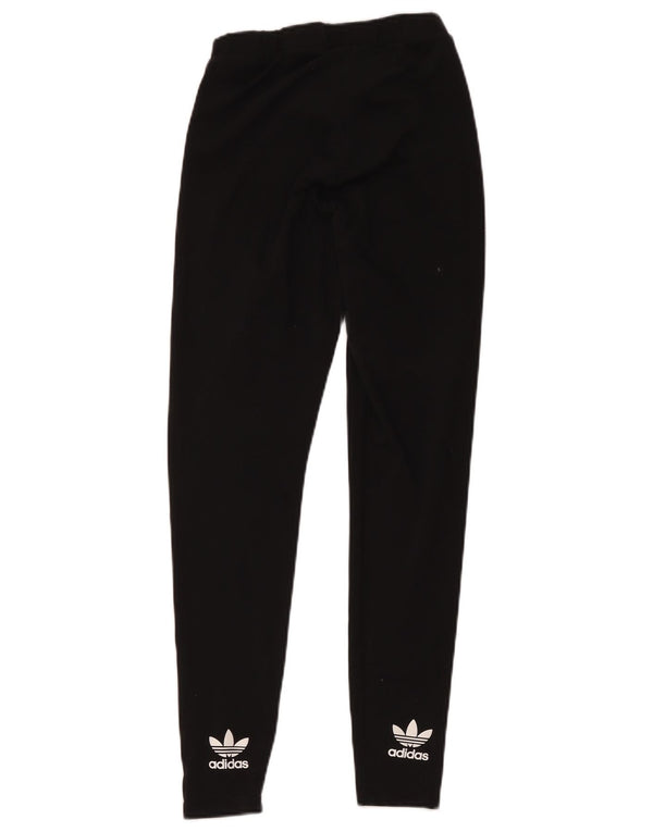 Legginsy Adidas Dziewczęce 13-14 Lat Czarne Poliester
