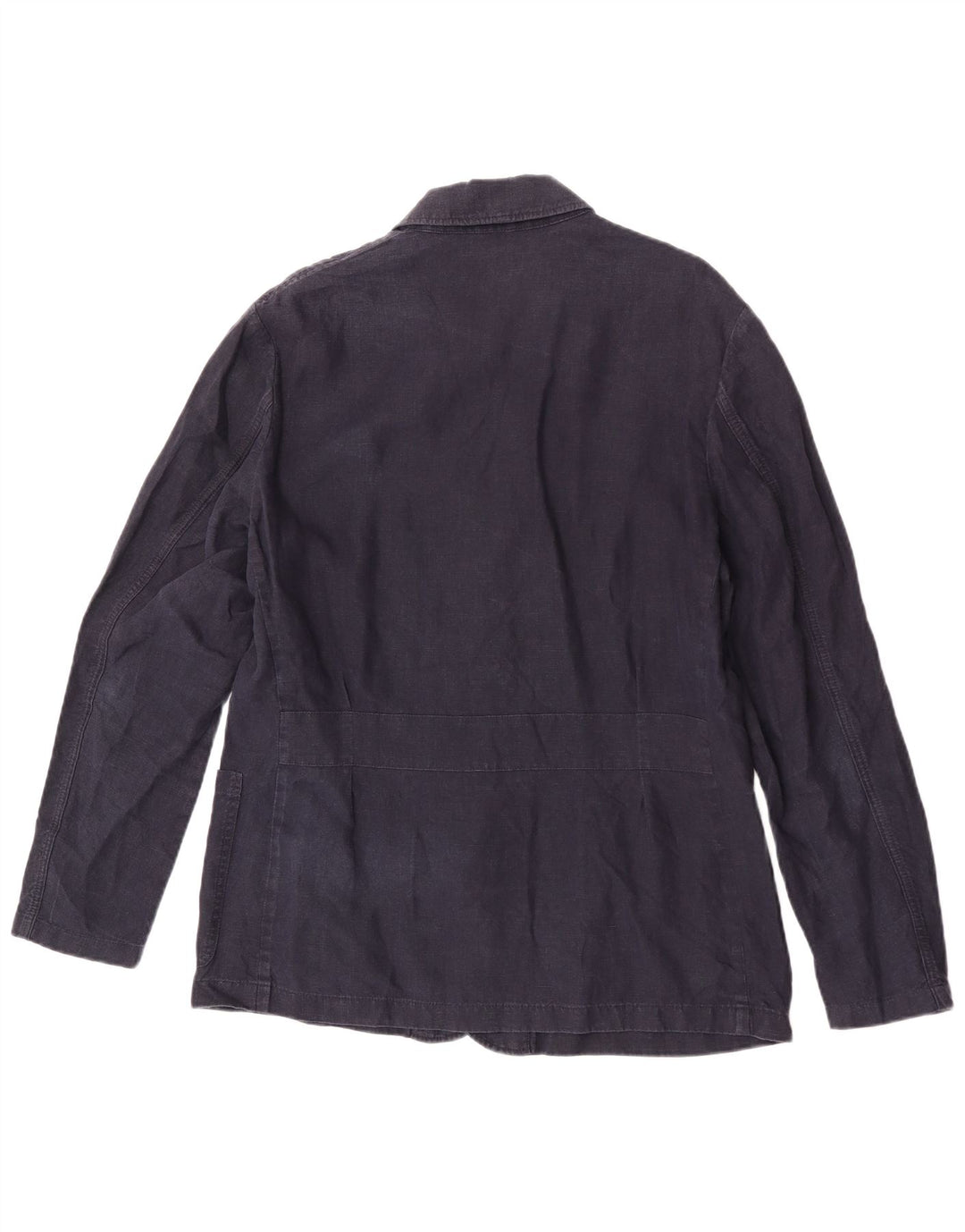 Męska kurtka użytkowa Massimo Dutti UK 40, duża, granatowa, lniana