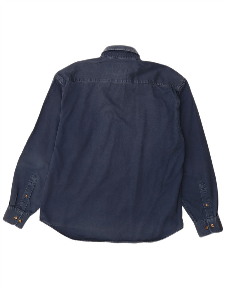 Koszula męska Dickies, średnia, granatowa, bawełniana