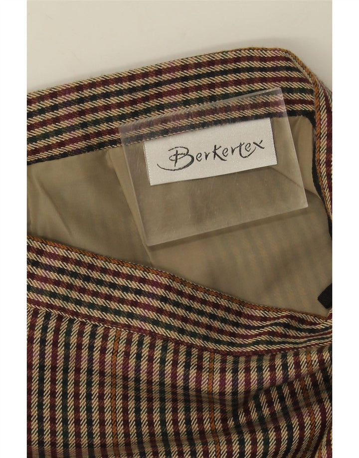 Damska prosta spódnica Berkertex W28 Średnia wielobarwna pepitka