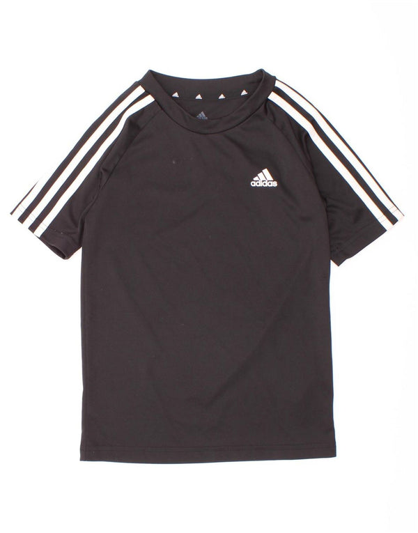 Chłopięca koszulka Adidas Aeroready Top 7-8 lat Czarny poliester