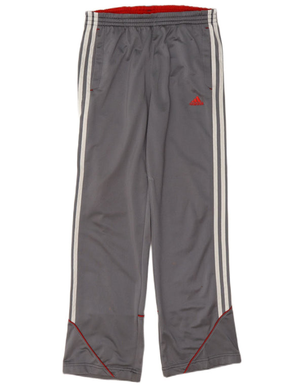 Adidas Chłopięce Spodnie Dresowe 13-14 Lat Szary Poliester