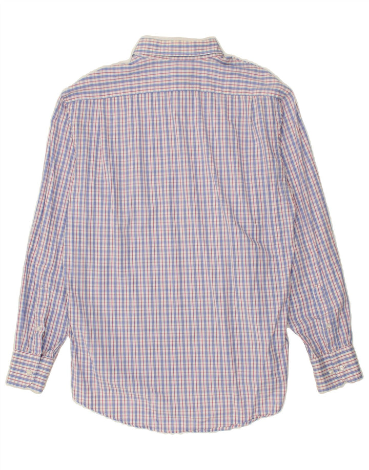 DACK'S Mens Regular Fit Shirt Large Blue Check Cotton Vintage Dack's and Second-Hand Dack's from Messina Hembry 