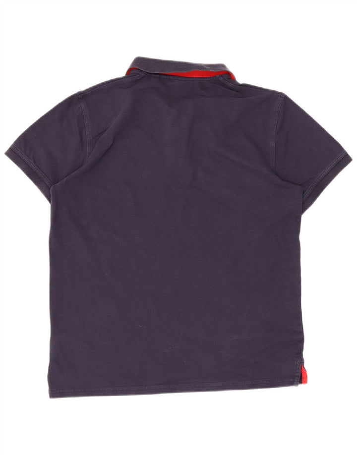GANT Mens Polo Shirt Medium Navy Blue Cotton