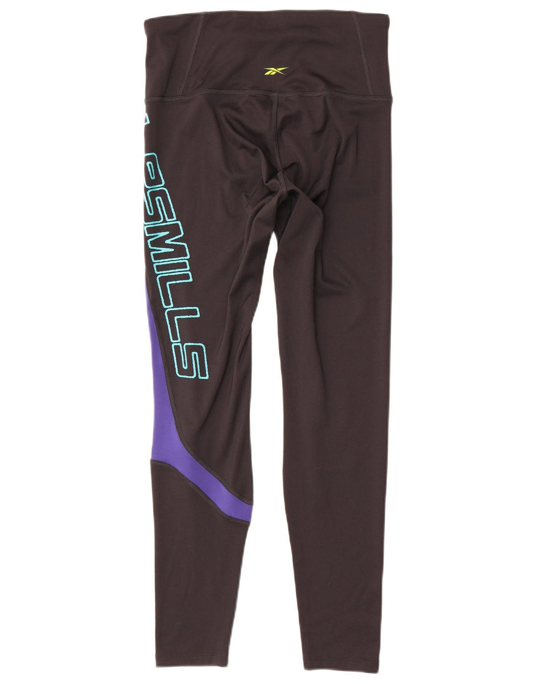 Damskie legginsy Reebok Graphic UK 12/14 w kolorze średniej czerni