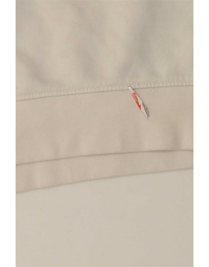 Męski sweter z grafiką Champion, duży, biały, bawełniany