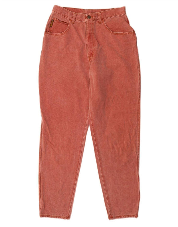 Damskie jeansy zwężane Armani W31 L29 w kolorze różowym