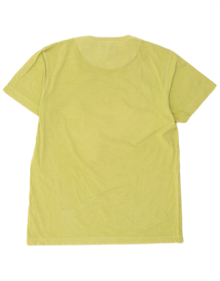 Męski T-shirt z grafiką Rifle, duży, zielony, bawełniany