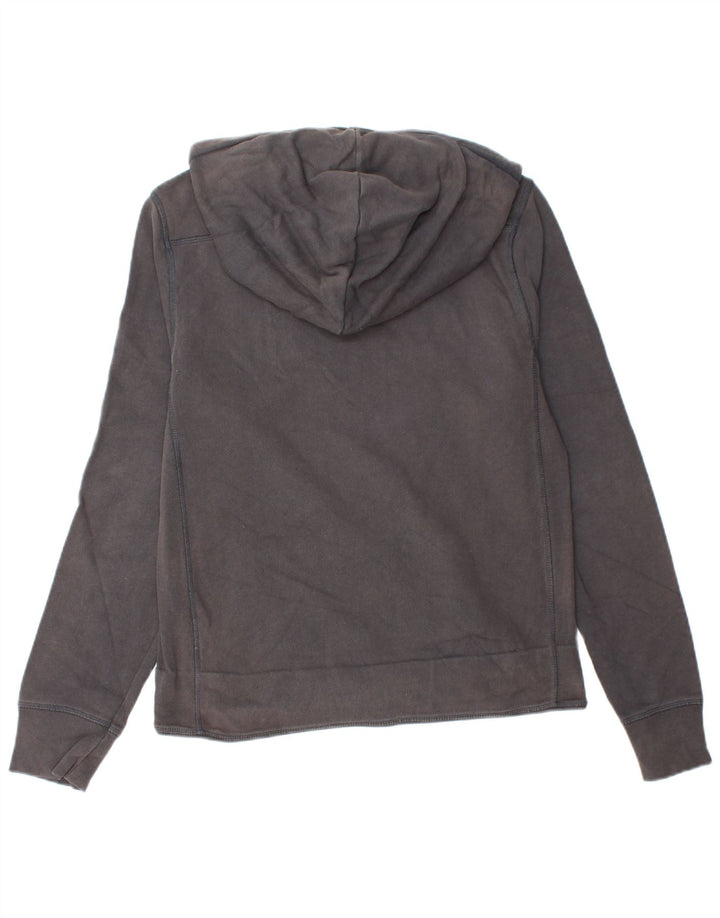 LEVI'S Mens Graphic Hoodie Jumper Small Grey Cotton
