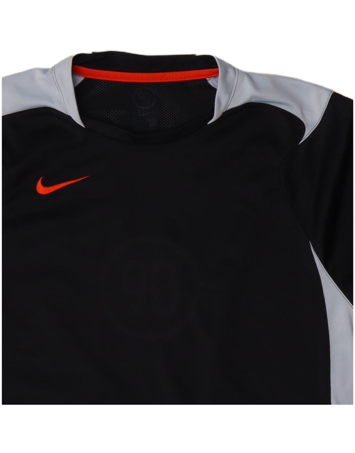 Męski T-shirt z grafiką NIKE Top w kolorze średniej czerni
