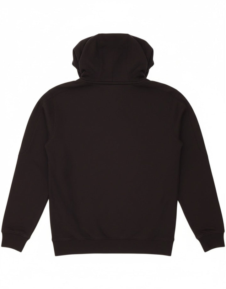 ADIDAS Mens Zip Hoodie Sweater Small Black Cotton