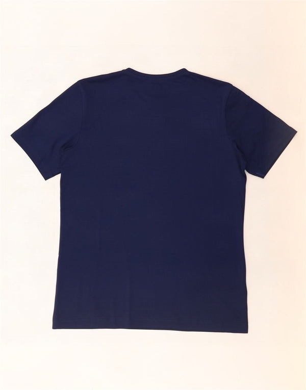 Męska koszulka Adidas Aeroready Top, duża, granatowa, z blokami kolorów, poliestrowa