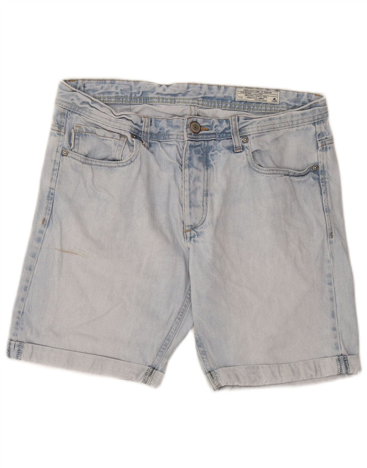 Męskie spodenki jeansowe Jack & Jones, duże, W34, niebieskie, bawełniane