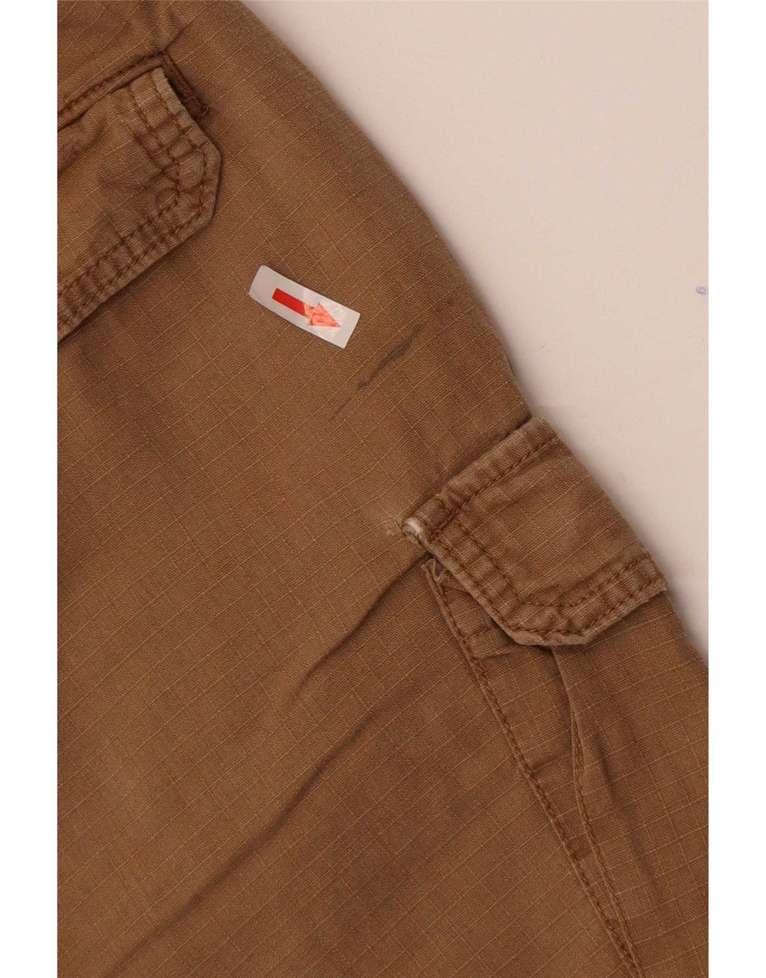 Męskie spodenki cargo Abercrombie & Fitch, średnie W32, brązowe lniane