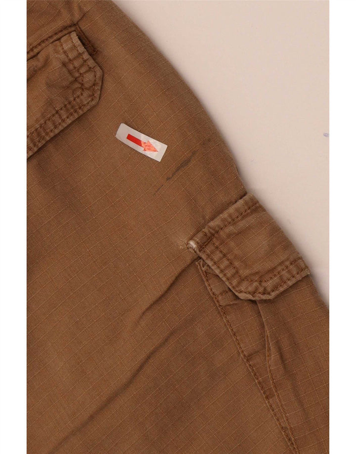 Męskie spodenki cargo Abercrombie & Fitch, średnie W32, brązowe lniane