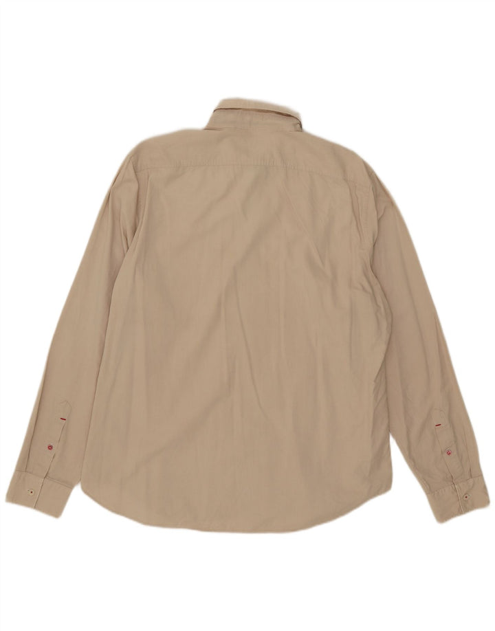 Koszula męska Burberry XL, beżowa, bawełniana