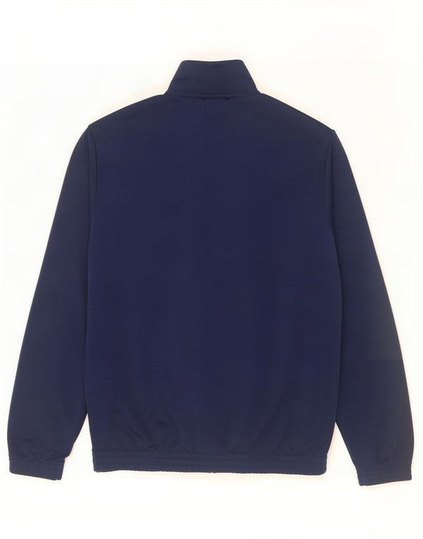 Adidas Męska bluza dresowa UK 40/42 Średni granatowy poliester