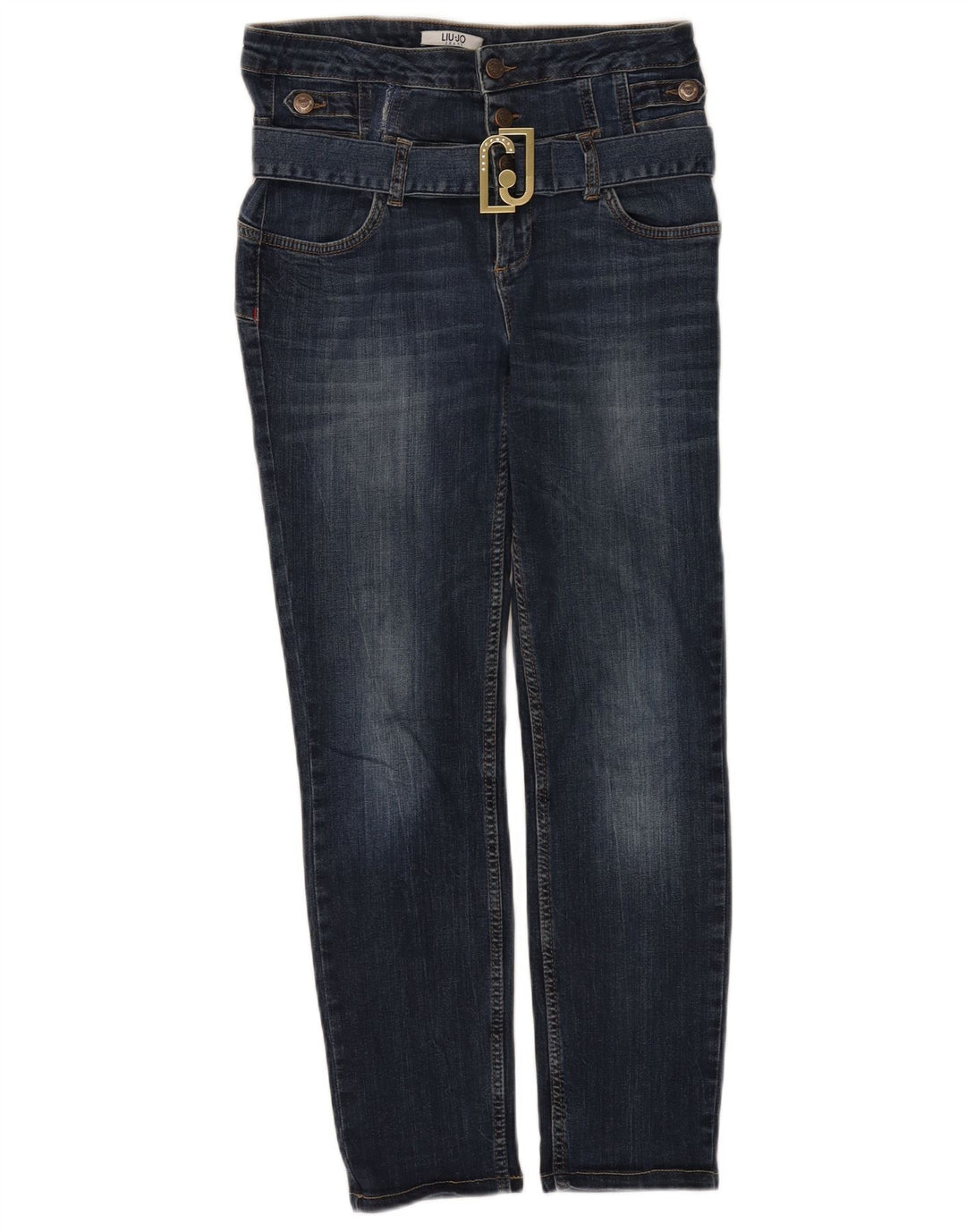 Damskie jeansy Liu Jo W30 L27 Niebieskie