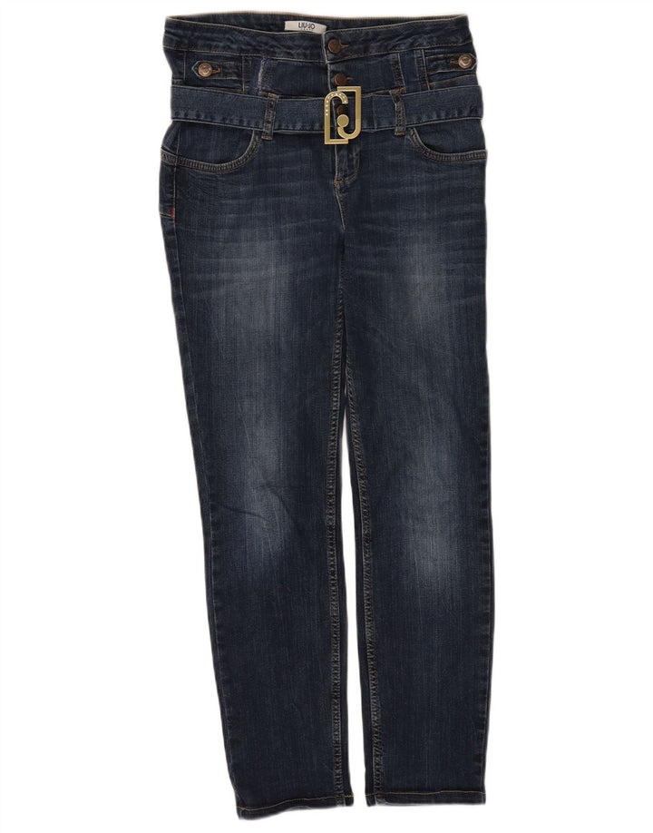 Damskie jeansy Liu Jo W30 L27 Niebieskie