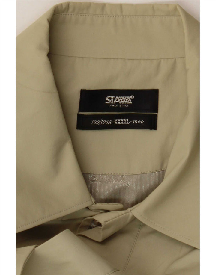 Płaszcz męski vintage UK 48 4XL zielony
