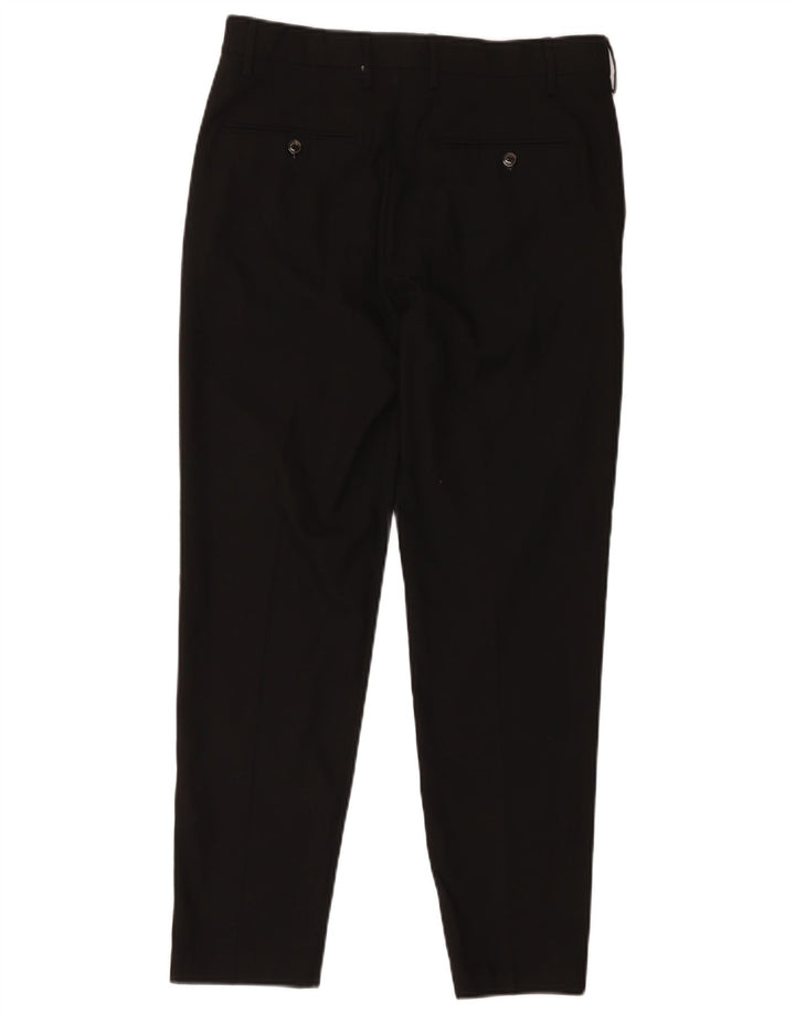 Męskie spodnie garniturowe Zara EU 40 Medium W31 L27 Czarny poliester