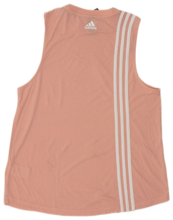 Damski top ADIDAS z kamizelką UK 16/18, duży, różowy, bawełniany