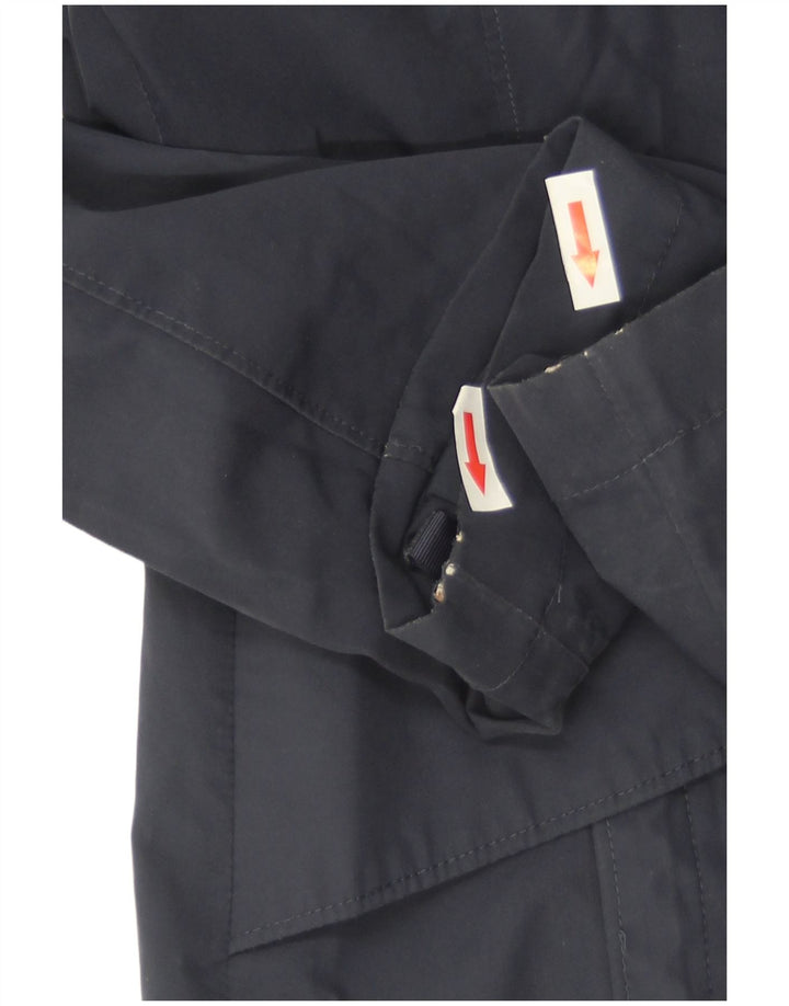 Damski płaszcz przeciwdeszczowy z kapturem The North Face UK 14, średni granatowy, poliester