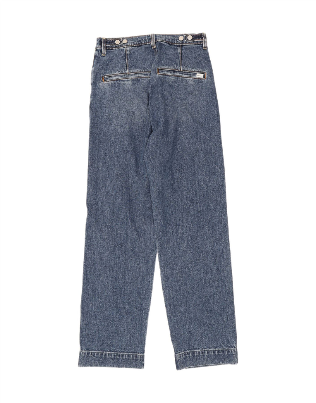 Damskie jeansy Levi's Ribcage Straight W26 L29 Niebieskie bawełniane