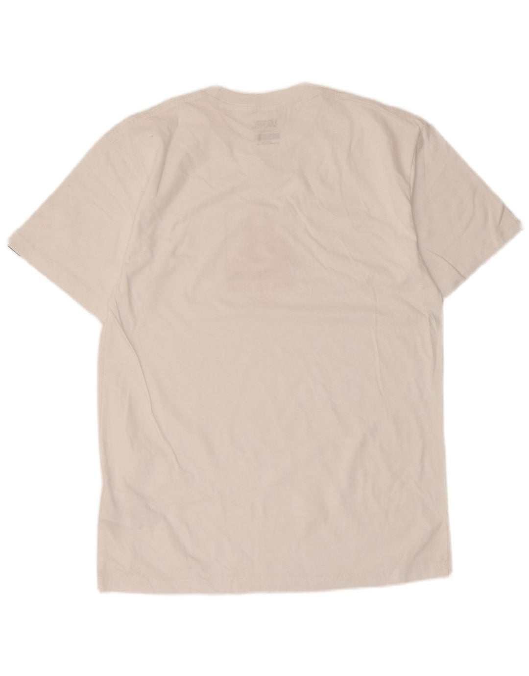Męski T-shirt Vans o klasycznym kroju z grafiką, średniej wielkości, biały, bawełniany