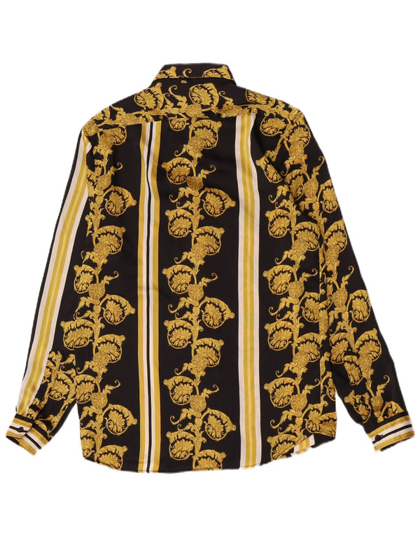 Męska koszula o regularnym kroju Zara, mała, czarna paisley